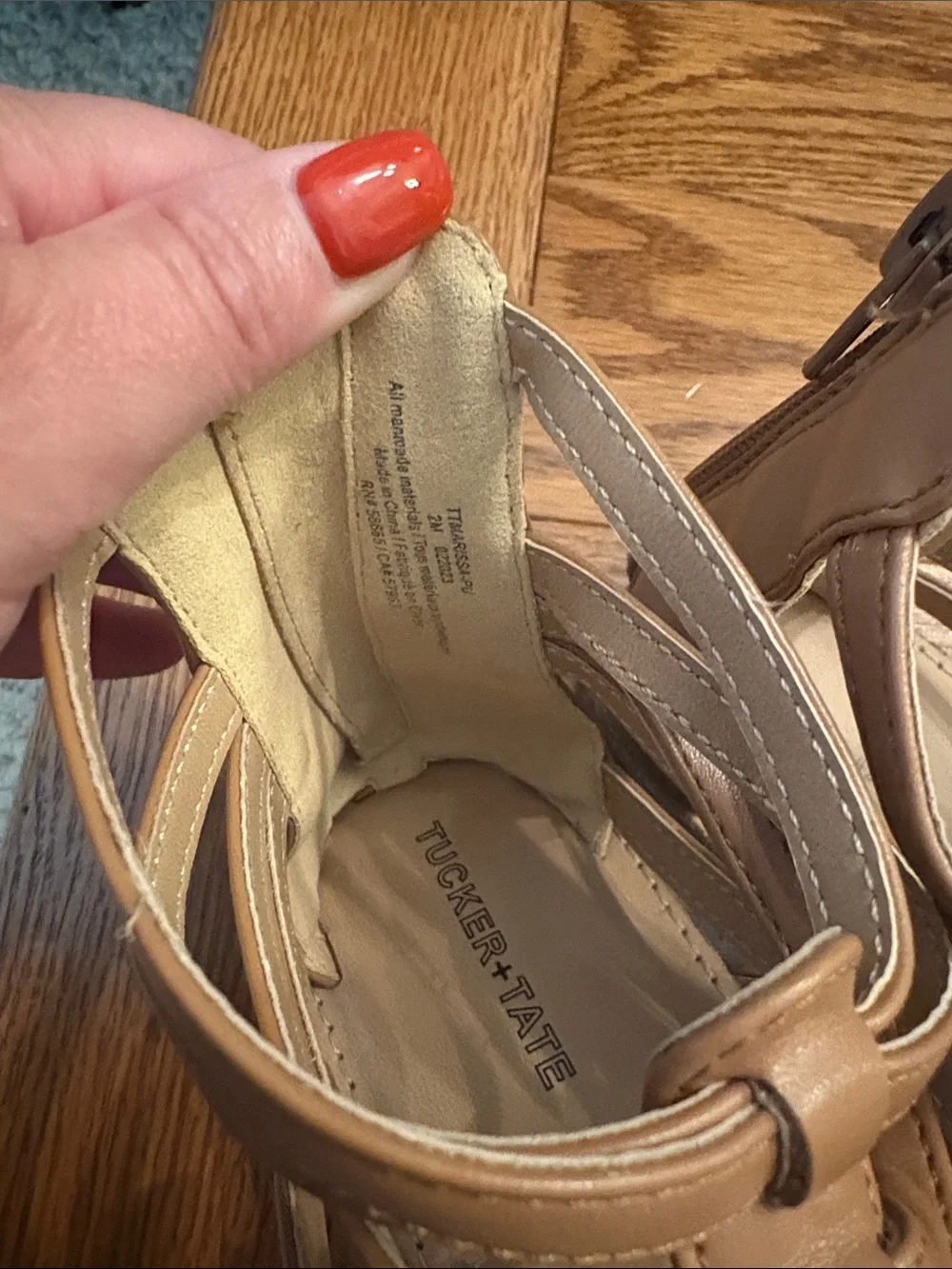 Tucker + Tate Tan Multi-Strap Gladiator Sandals